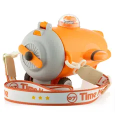 Water bottle Ardesto Bottle Plane 550ml, plastic, orange, 6 image
