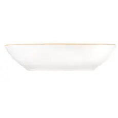 Ardesto Soup Plate Siena, 790ml, 20cm, porcelain, white-yellow 767637177535, 2 image