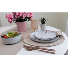 Salad Bowl Ardesto Bowl Marmo, 15.6cm, ceramics, white, 4 image