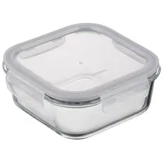 Container Ardesto Food storage container Gemini 0.8l, borosilicate glass, plastic, square, transparent