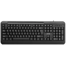 Keyboard 2E Keyboard membrane KM1040 104key, USB-A, EN/UK, black