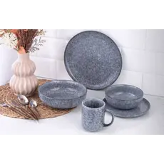 Aromatic Plate ARDESTO Loreto 1150ml, 20cm, porcelain, gray 767637176095, 4 image