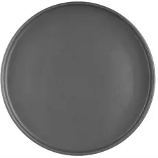 Ardesto Dinner plate Trento, 26.5cm, ceramics, gray