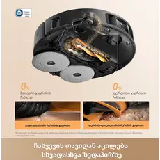 Robot vacuum cleaner Dreame Robot Vacuum L50s Pro Ultra Black (RLL88HE) EUA, 7 image
