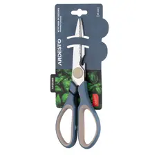 Ardesto Kitchen scissors Gemini, 21cm, stainless steel, plastic, gray-blue, 3 image