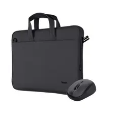 Laptop Bag TRUST BOLOGNA BAG AND MOUSE SET BLACK