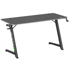 Gaming table Vertex VX-GD-02RGBB Gaming Desk With RGB Lighting On Desk Edge Black/Matte Black, 2 image