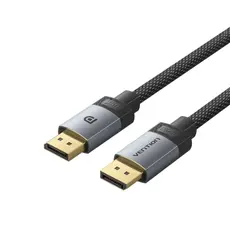 Cable Vention HGBHJ 16K/60Hz DisplayPort Cable 5m Grey Aluminum