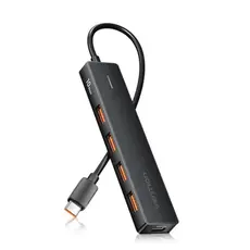 USB Hub Vention CHJBB 5-in-1 USB 3.2 Gen 2 Hub 10Gbps Data Transfer Black