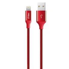 USB cable TTEC ALUMICABLE USB-A - LIGHTNING CHARGE/DATA CABLE, 120CM, RED 2DK16K