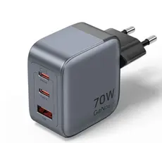 Vention FEXH0-EU 2xUSB-C/USB-A GaN Charger (70W+70W+22.5W) Gray