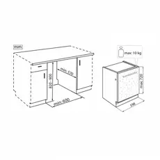 ჩასაშენებელი ჭურჭლის სარეცხი მანქანა KUPPERSBERG GL 6088, 4 image