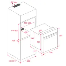 ჩასაშენებელი ღუმელი KUPPERSBERG FH 611 W, 5 image