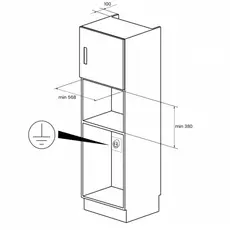 ჩასაშენებელი მიკროტალღური ღუმელი KUPPERSBERG HMW 655 X, 6 image