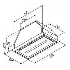 ჩასაშენებელი გამწოვი KUPPERSBERG INBOX 54 W, 5 image