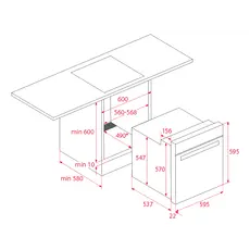 ჩასაშენებელი ღუმელი KUPPERSBERG FH 611 B, 6 image