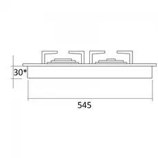 ჩასაშენებელი ზედაპირი KUPPERSBERG FV6TGRZ ANT, 3 image