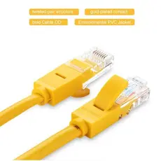 ქსელის კაბელი UGREEN NW107 (11268) Cat7 Patch Cord STP Ethernet Lan Cable 1m (Black), 3 image