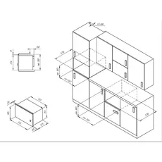 ჩასაშენებელი მიკროტალღური ღუმელი KUPPERSBERG HMW 650 WH, 5 image