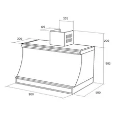გამწოვი KUPPERSBERG T 939 ANT SILVER, 4 image