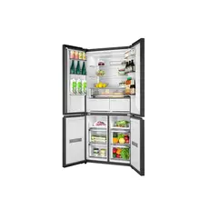 მაცივარი TCL C521CDB, 521L, Energy E, 190x64x83.3, Glass Door, LED Display, Metal Fresh, 2 image