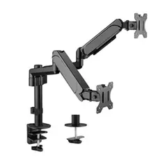 მონიტორის საკიდი Gembird MA-DA2P-01 Adjustable desk 2-display mounting arm 17"-32"