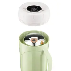 თერმოსი Ardesto Vacuum flask Gemini Gourmet, 1000ml, plastic, borosilicate glass, green, 4 image