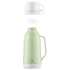 თერმოსი Ardesto Vacuum flask Gemini Gourmet, 1000ml, plastic, borosilicate glass, green, 3 image