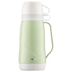 თერმოსი Ardesto Vacuum flask Gemini Gourmet, 1000ml, plastic, borosilicate glass, green, 2 image