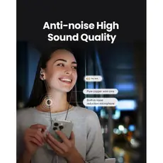 ყურსასმენი UGREEN EP105 (35754), In-Ear Headphones, Wired, USB-C, Black, 5 image