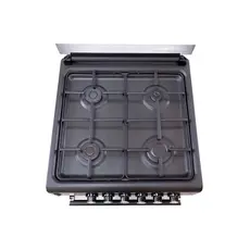 გაზქურა Oz OQ60X60B4E 4 Gas, Oven Electric, Black/Grey, 2 image