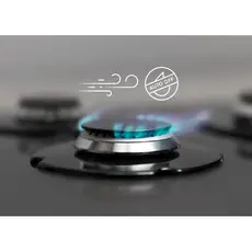 ჩასაშენებელი ქურის ზედაპირი Electrolux KGS6426SX, Built-in, Silver, 6 image