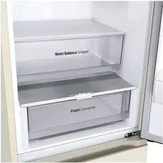 LG GR-B459FVFW.ASEQMER Refrigerator, 344L, A++, 35Db, No Frost, Beige, 4 image