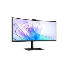 მონიტორი Samsung ViewFinity S6 LS34C650VAIXCI 34" WQHD 3440x1440 VA 5ms 100Hz 5 MP camera, Speakers Black, 3 image