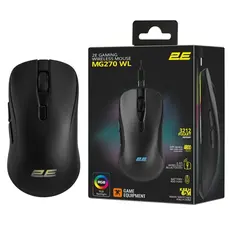 მაუსი 2E 2E-MG270UB-WL, Wireless, RGB, 2.4G, Bluetooth, Gaming Mouse, Black, 5 image