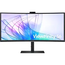 მონიტორი Samsung ViewFinity S6 LS34C650VAIXCI 34" WQHD 3440x1440 VA 5ms 100Hz 5 MP camera, Speakers Black