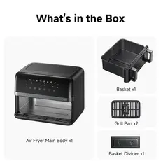 აეროგრილი Mova Air Fryer FD20 Pro Black (AF-5518ATB), 8 image