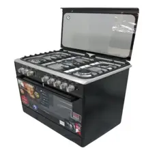 გაზქურა EXCELLENCE 9504 MATT ANTRACITE DIGITAL (FFD)