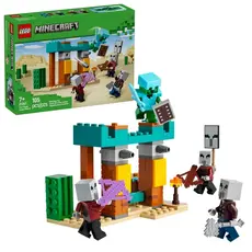 ლეგო LEGO Constructor Minecraft The Illager Desert Patrol Set