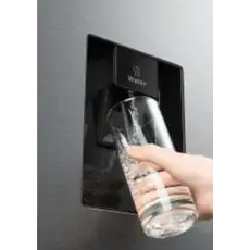 მაცივარი TCL C521CDIB FREE BUILT-IN, 521L, Energy E, 190x64x83.3, LED Display, Metal Fresh. Icy Blue glass, 7 image