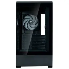 კომპიუტერის ქეისი Zalman Computer case P30 Black V2, without PSU, 1xUSB3.0, 1хUSB Type-C, 3x120mm ARGB, TG Front/Side Panel, mATX, Black, 2 image