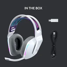 ყურსასმენი LOGITECH G733 LIGHTSPEED Wireless RGB Gaming Headset - WHITE, 2 image