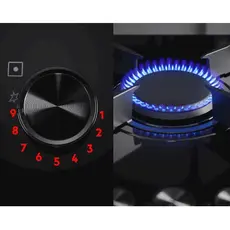 ჩასაშენებელი ქურის ზედაპირი AEG HKB64453NB, 4 image