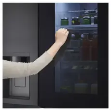 მაცივარი LG GR-X267CQEW.AMCQMER Side-by-Side 179x91.3x73.5 617 LT NF Inverter InstaView Dispenser Black, 5 image