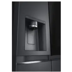 მაცივარი LG GR-X267CQEW.AMCQMER Side-by-Side 179x91.3x73.5 617 LT NF Inverter InstaView Dispenser Black, 6 image