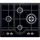 ჩასაშენებელი ქურის ზედაპირი Electrolux GPE363RBK, Built-in, Black