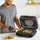 აეროგრილი Ninja AG551EUCP Foodi Max Health, 2460W, 3.8L, Grill And Air Fryer, Gold/Black, 5 image