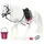 ცხენის ფიგურა LORI CAMARILLO WHITE HORSE, 2 image