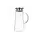 მინის დოქი ARDESTO Pitcher with lid, 1400 ml, borosilicate glass, s/s, 2 image