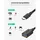 OTG კაბელი UGREEN 30701 USB-C Male to USB 3.0 Female OTG Cable Black USB 3.0 15 cm, 2 image